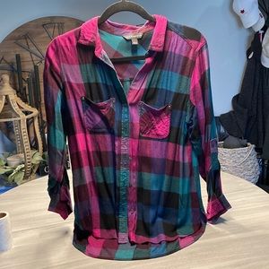 Rock & Republic Pink Flannel